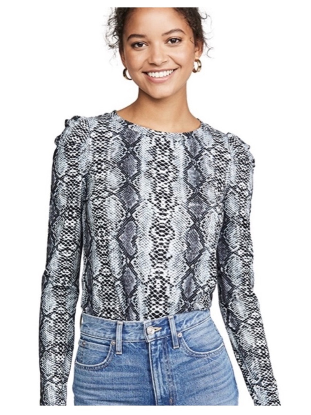 BB Dakota Snake Eyes Long Sleeve Tee. NWT!